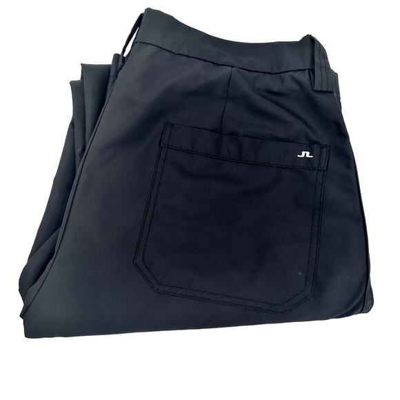 J Lindeberg Ski Pants Mens 36x32 ACTUAL Black Outdoor Ankle Zip Pockets - Picture 1 of 7